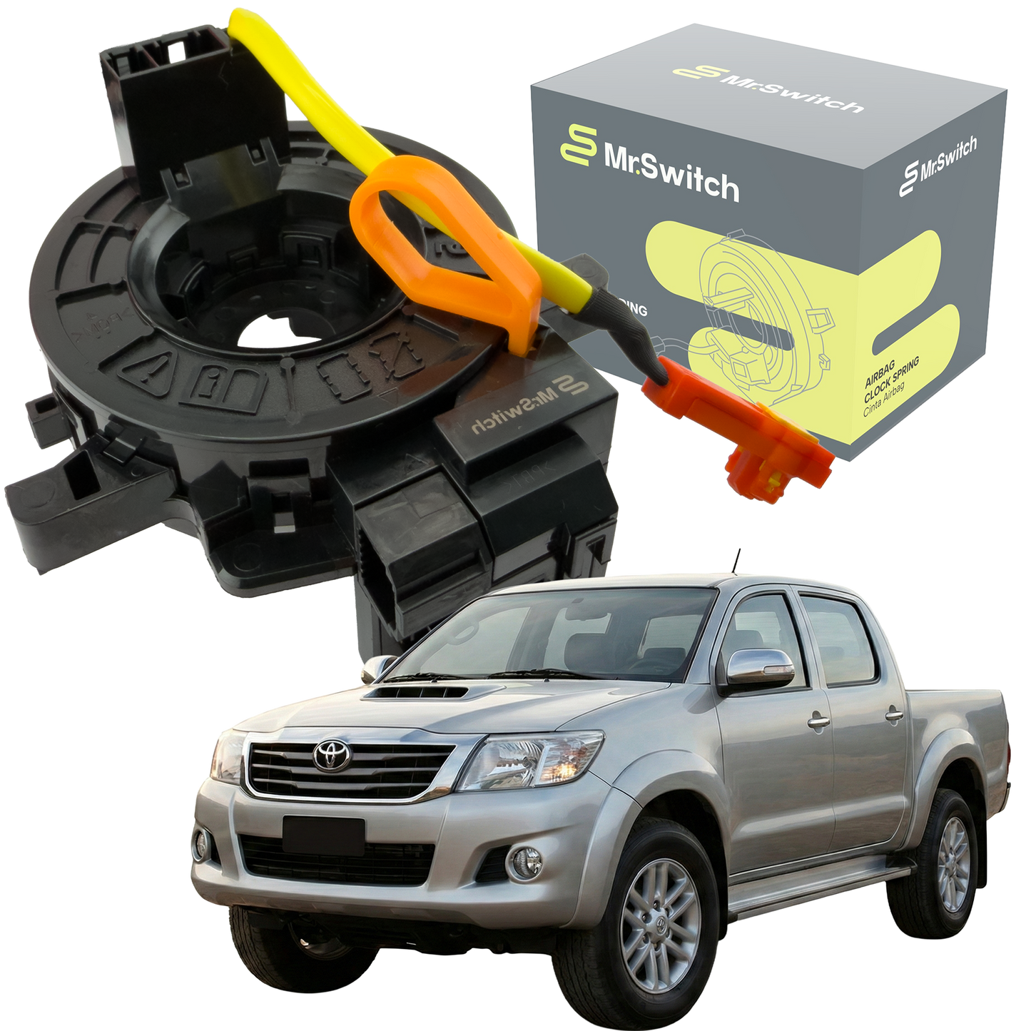 Cinta Airbag - Pito Mr. Switch Toyota Hilux Vigo 2005-2015