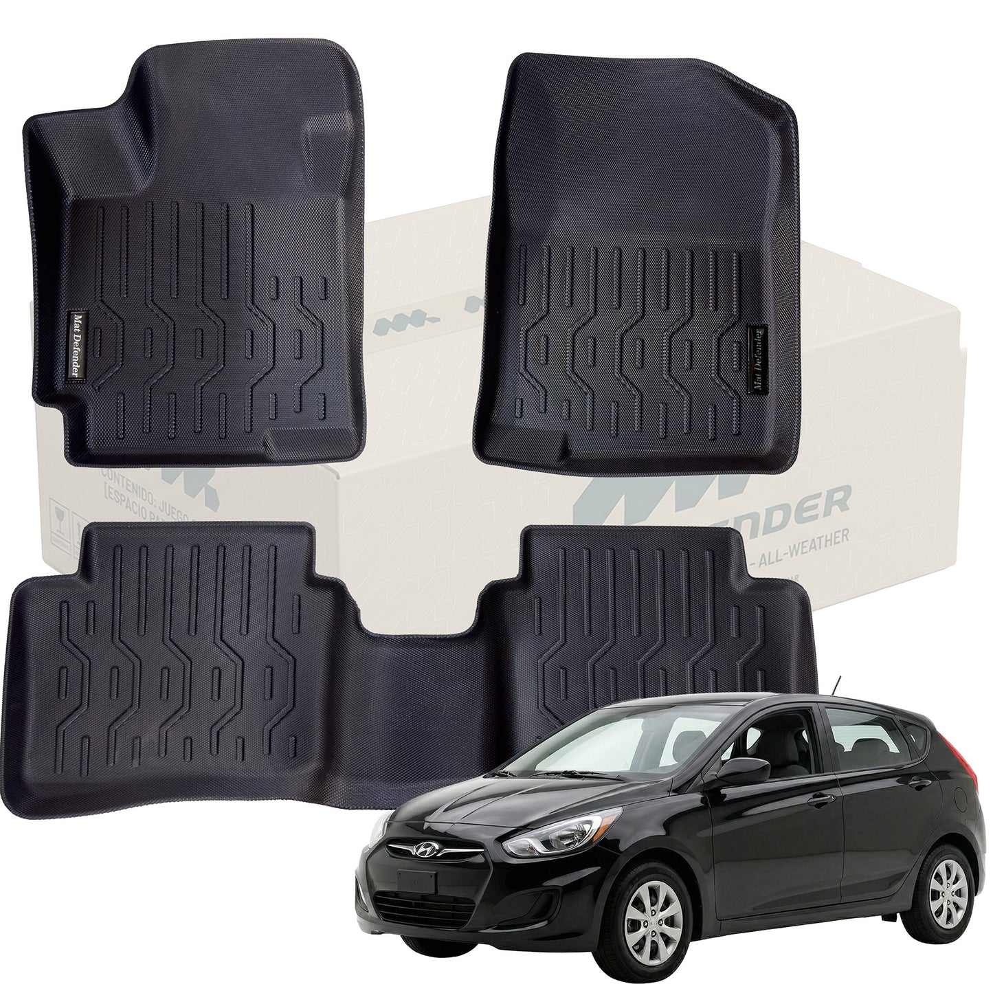 Tapetes Termoformados MatDefender Hyundai Accent I25