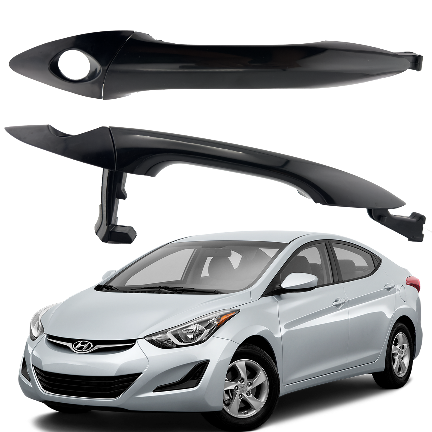 Manija Exterior Elantra I35 - 2012 2015 Delantera Izquierda