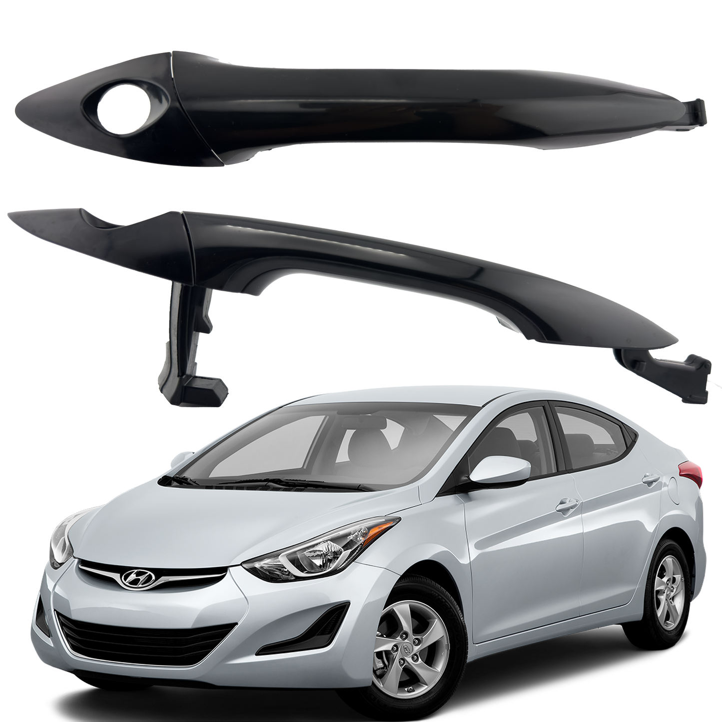 Manija Exterior Elantra I35 Mod 2012 2015 Delantera Derecha