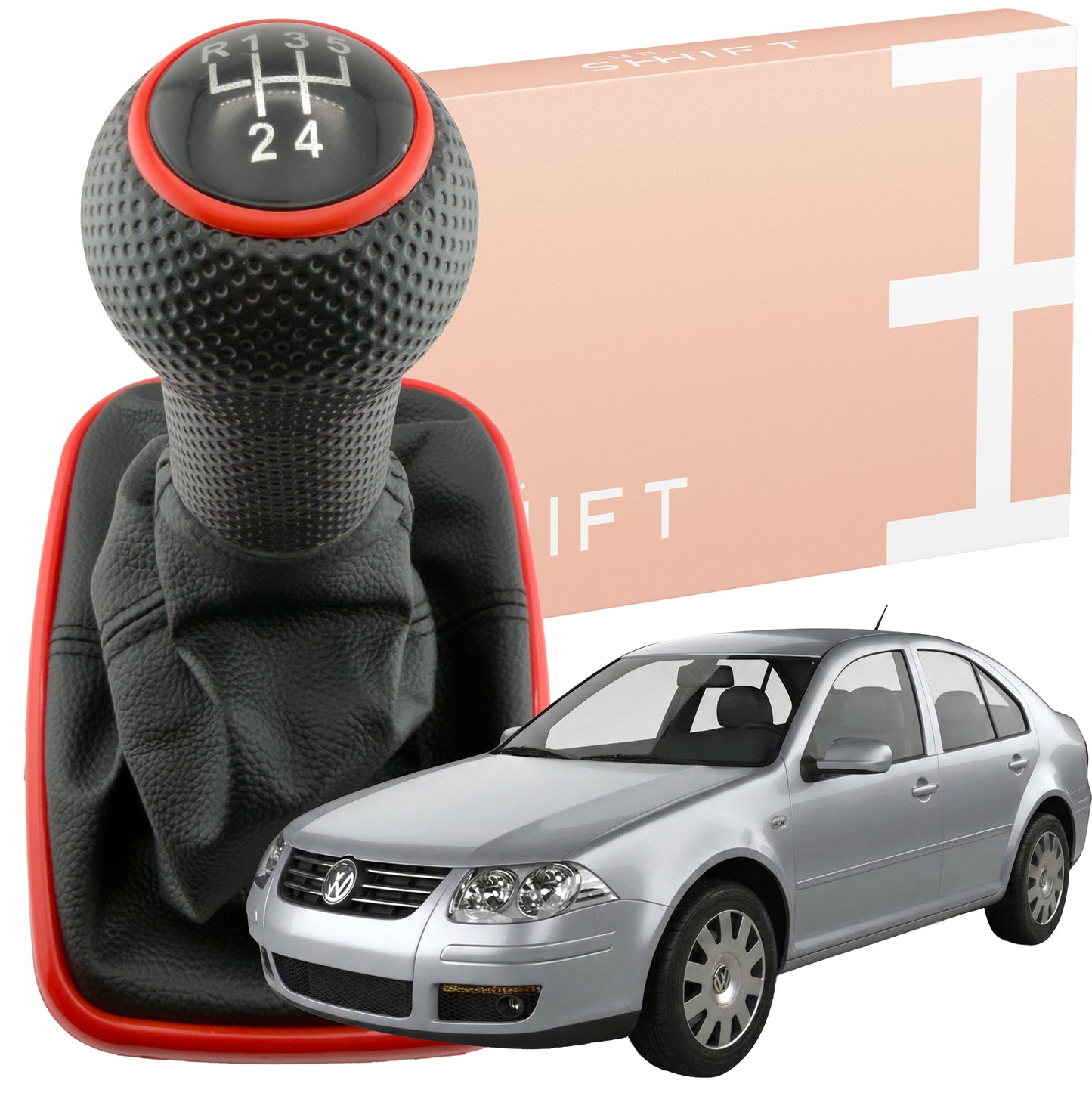 Pomo Pera Con Base MR SHHIFT Vw Jetta classic 2007-2015