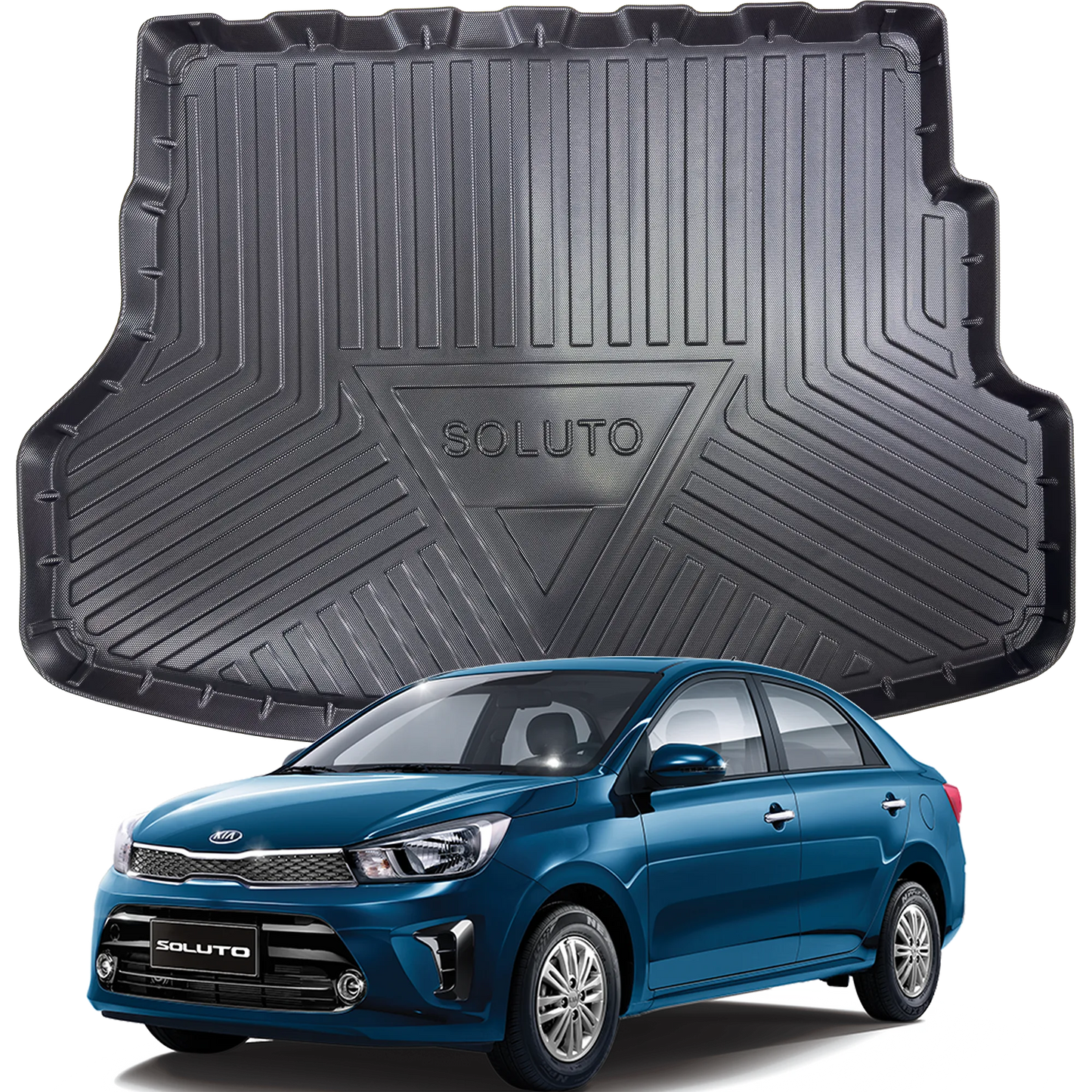 Tapete Ba&#250;l Termoformado MatDefender Kia Soluto 2019-2026