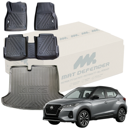 Tapetes Termoformados y Baul Nissan Kicks - Play 2017 - 2025