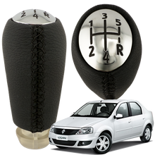 Pomo Pera Mr. Shift para Renault Logan 2009 - 2016 Cuero