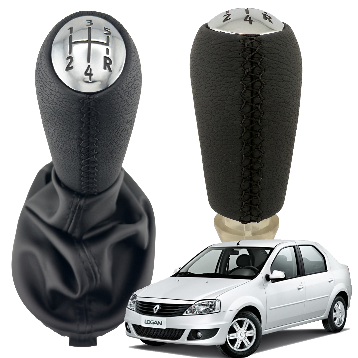 Pera, Base y Forro Renault Logan 2009 - 2016 Cromada