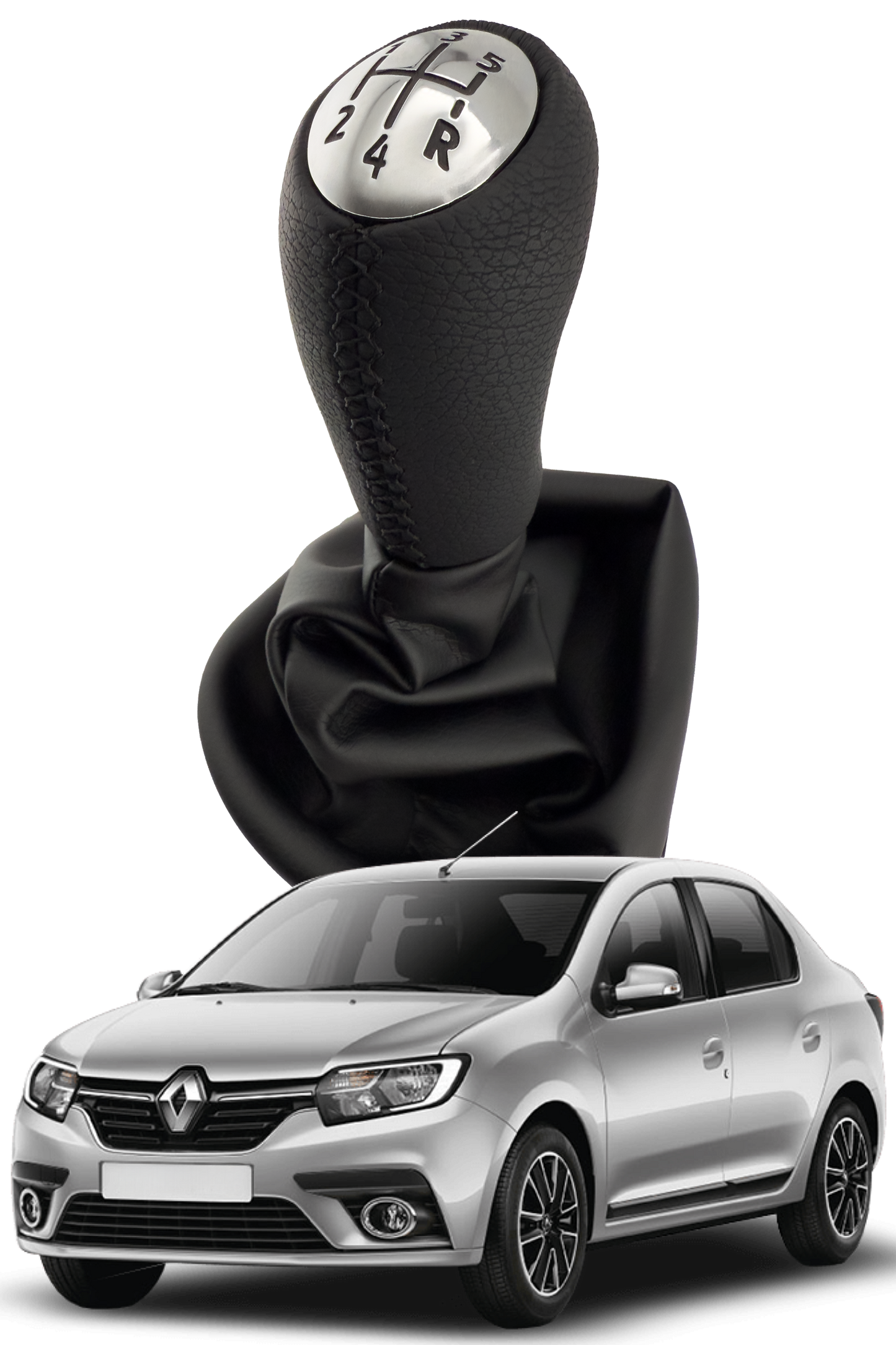 Pera, Base y Forro Renault Logan 2017 - 2027 Cromada