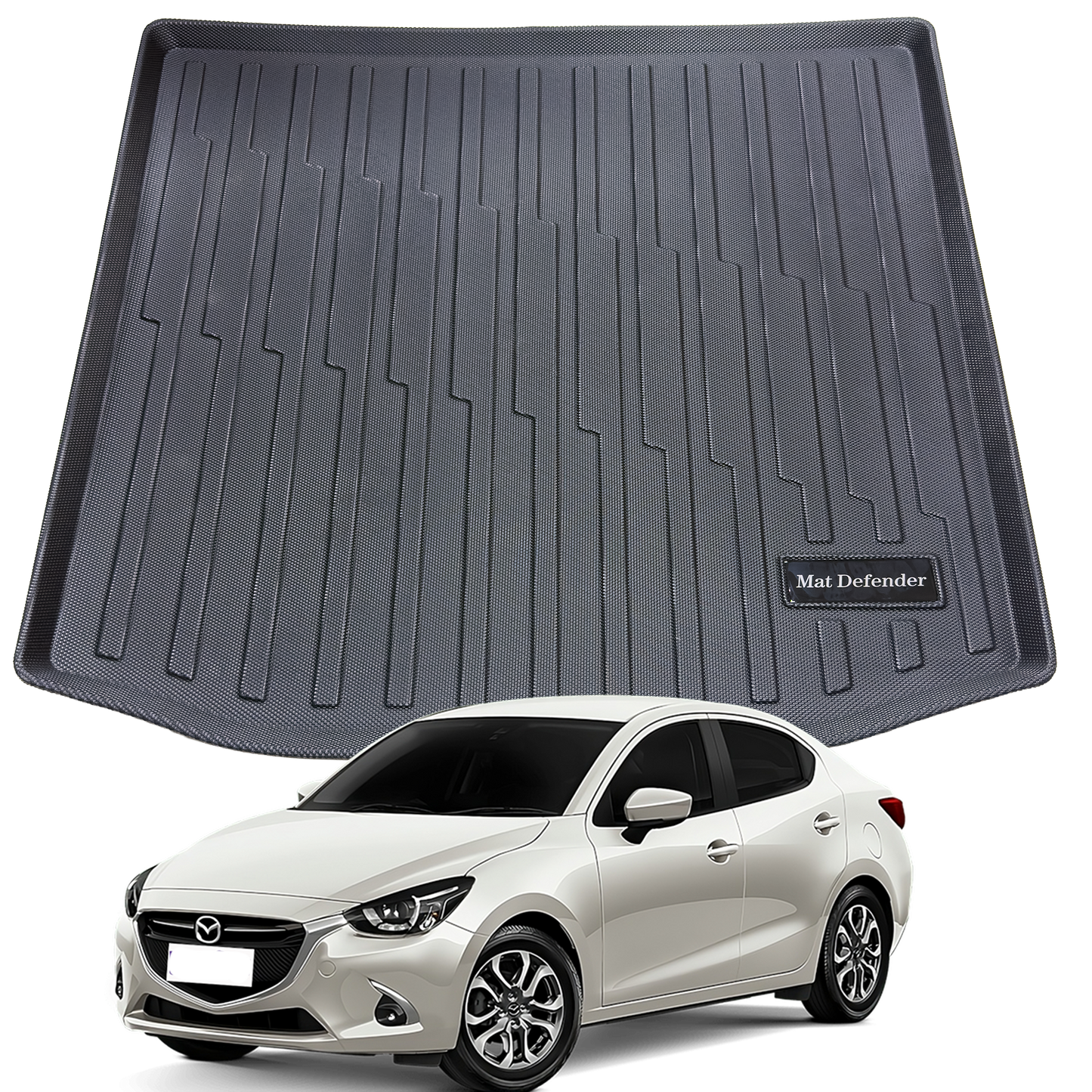 Tapete Baul Termoformado MatDefender Mazda 2 Sedan