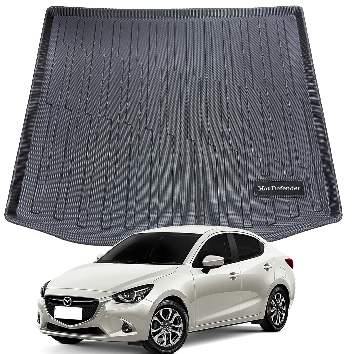 Tapete Baul Termoformado MatDefender Mazda 2 Sedan