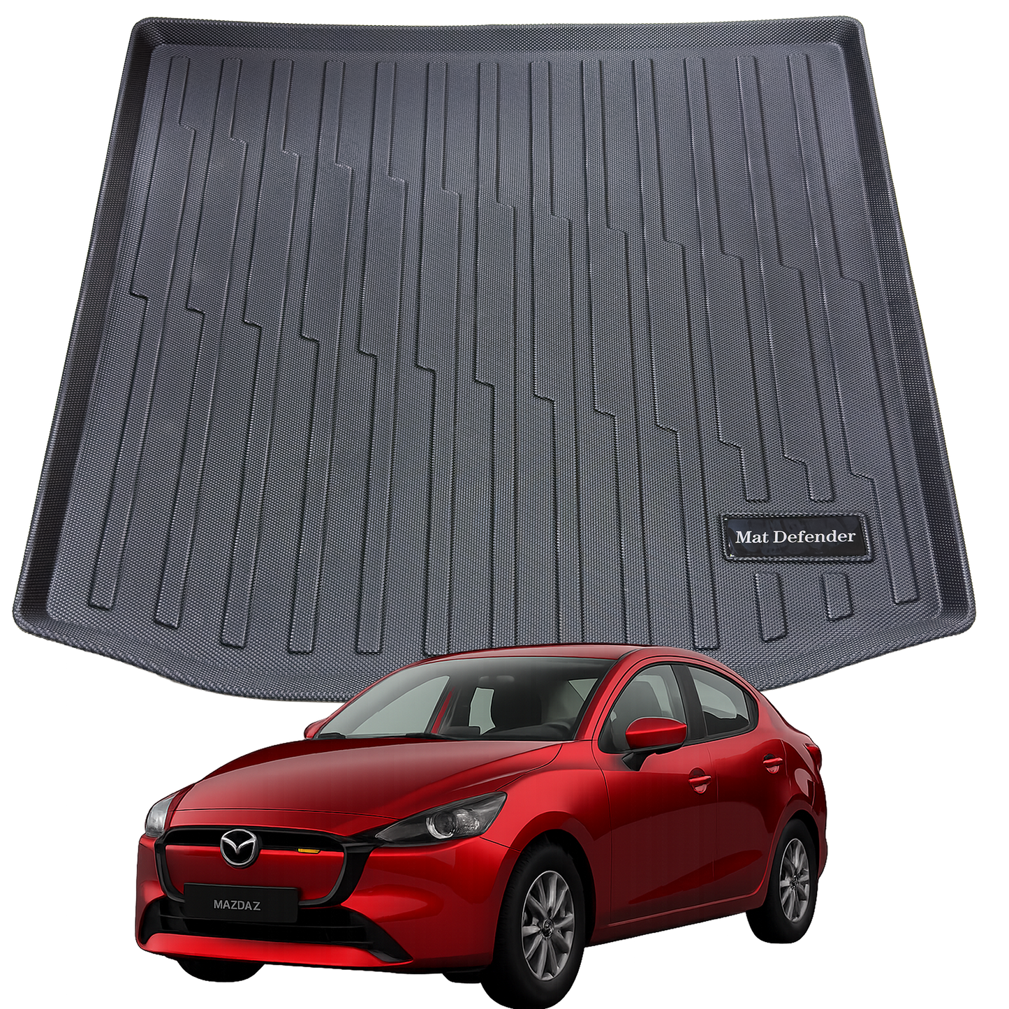 Tapete Baul Termoformado MatDefender Mazda 2 Sedan