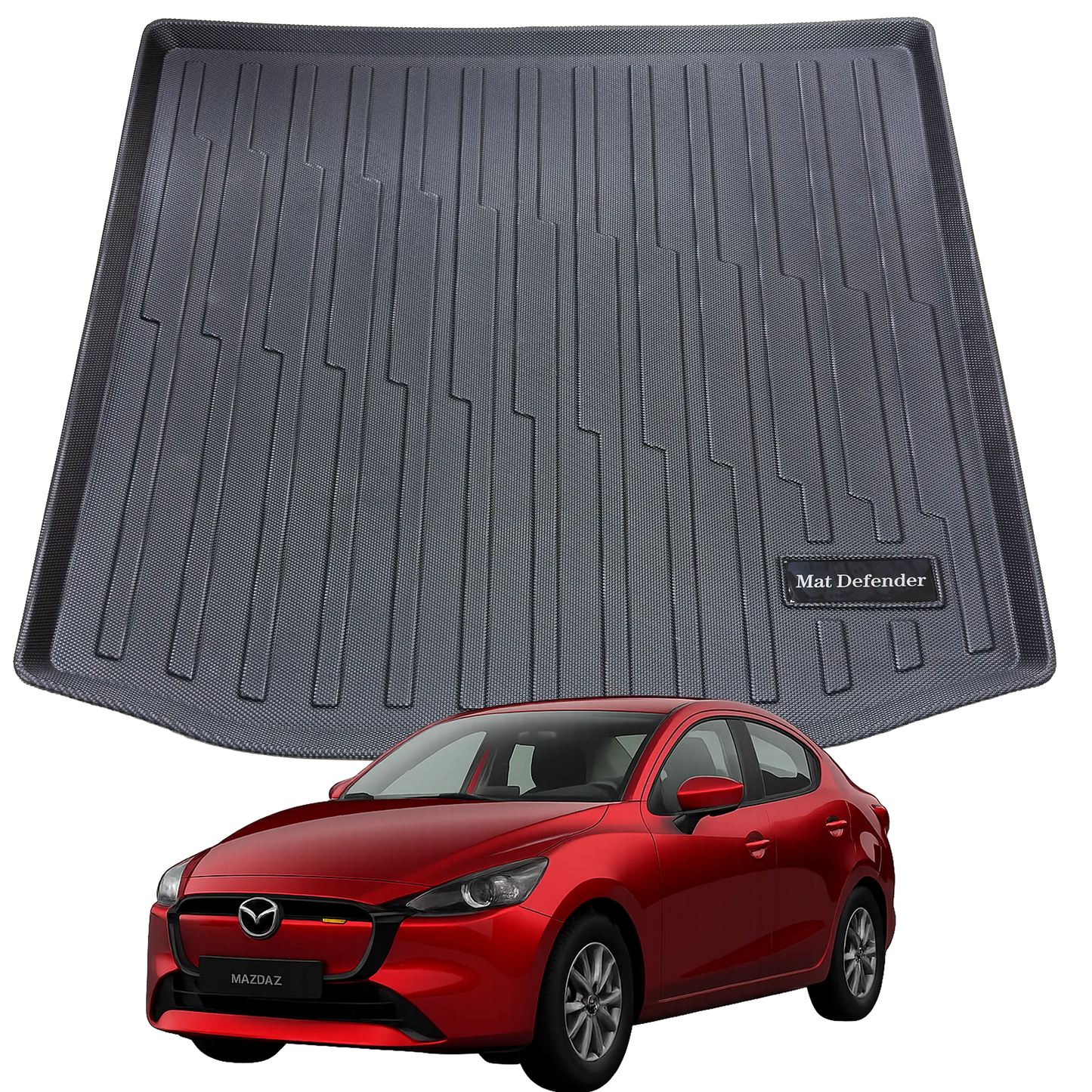 Tapete Baul Termoformado MatDefender Mazda 2 Sedan