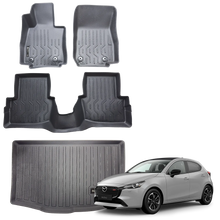 Tapetes Y baul Termoformados Matdefender Mazda 2 2014-2027