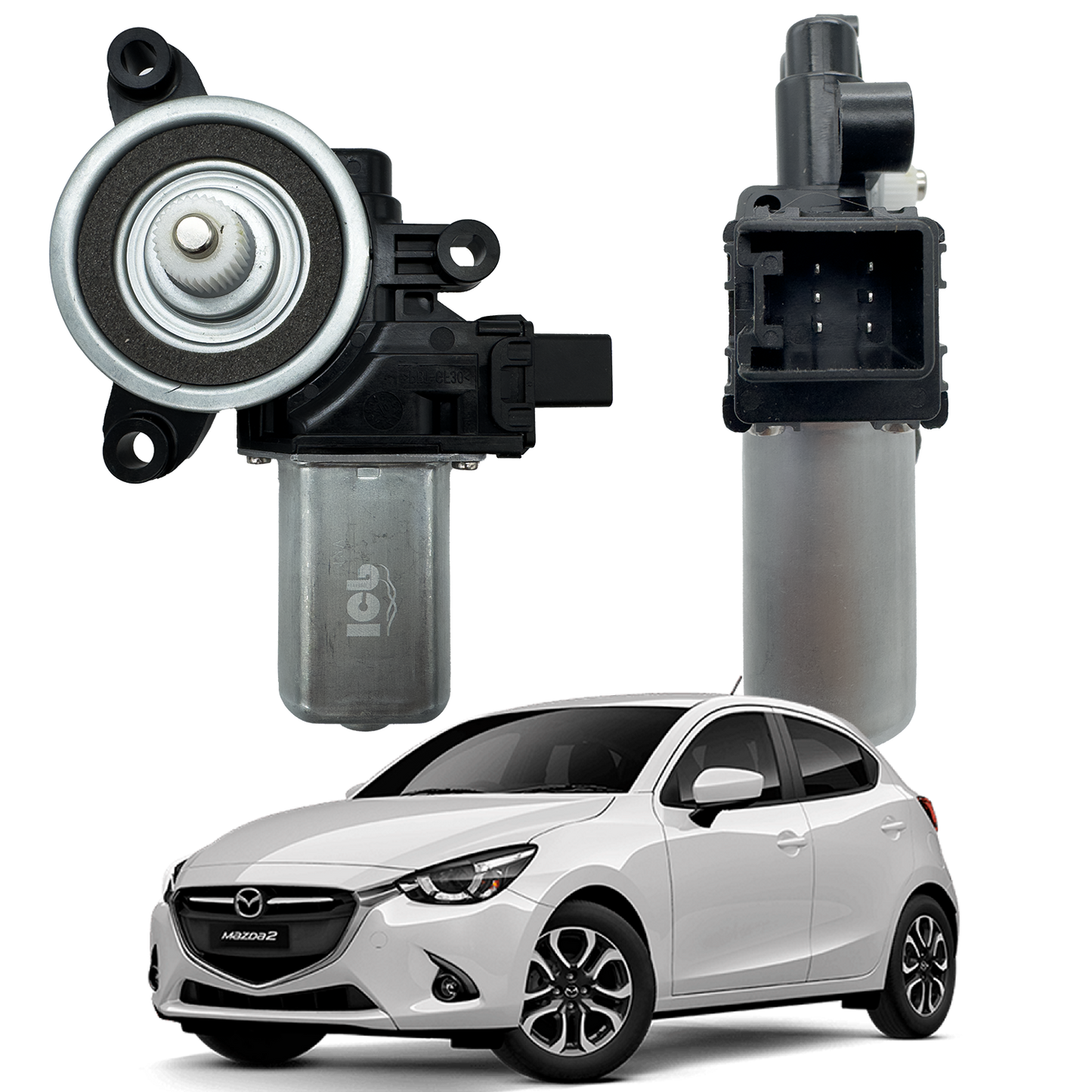 Motor elevavidrios Mazda 2 2014 - 2025 delantero izquierdo