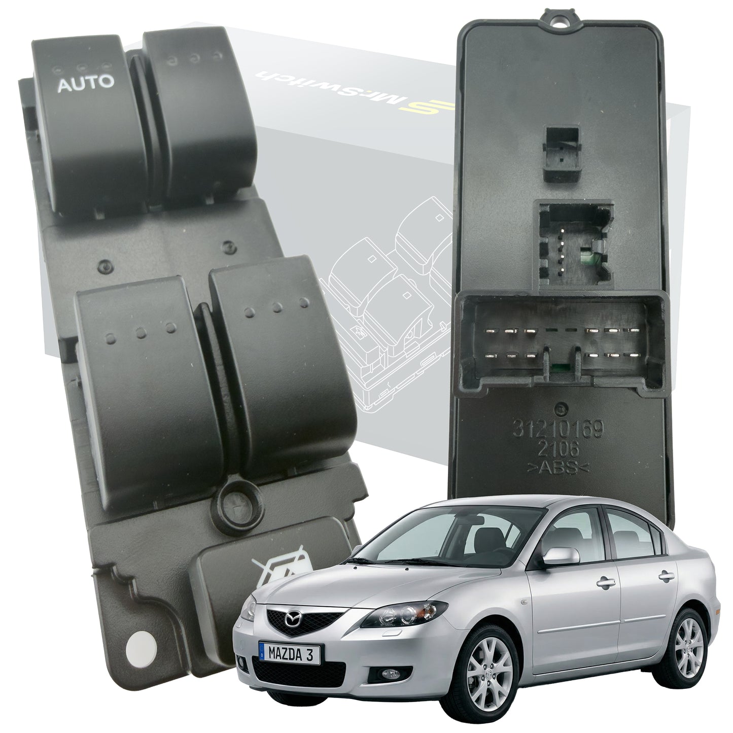 Switch Elevavidrio Mr.Switch Principal Mazda 3 2006-2014
