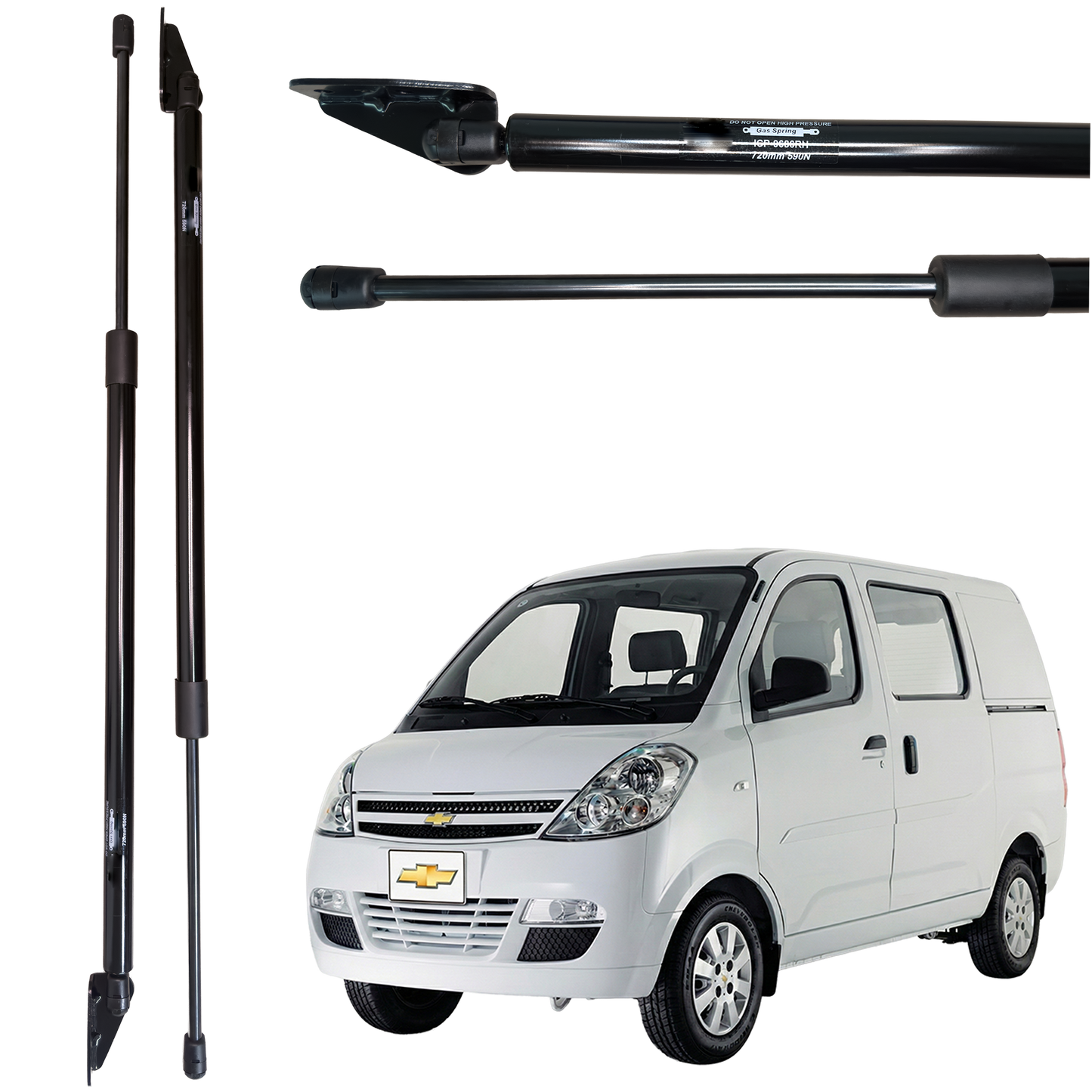 Kit Amortiguadores Compuerta Chevrolet N200