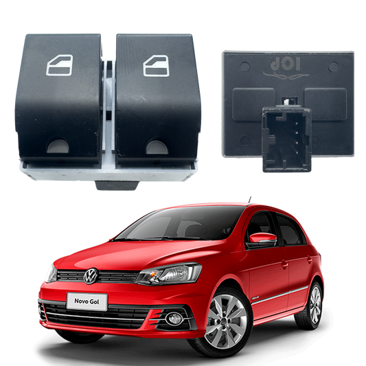 Switch Elevavidrio Vw New Gol / Polo / Fabia