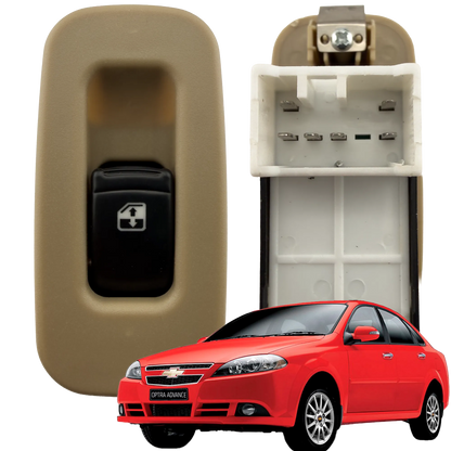 Switch Elevavidrio Sencillo Chevrolet optra con base