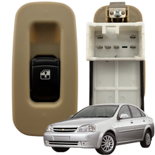 Switch Elevavidrio Sencillo Chevrolet optra con base