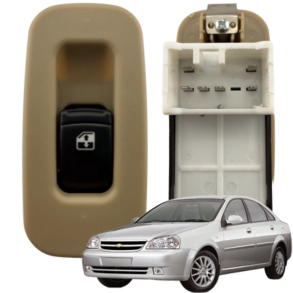 Switch Elevavidrio Sencillo Chevrolet optra con base