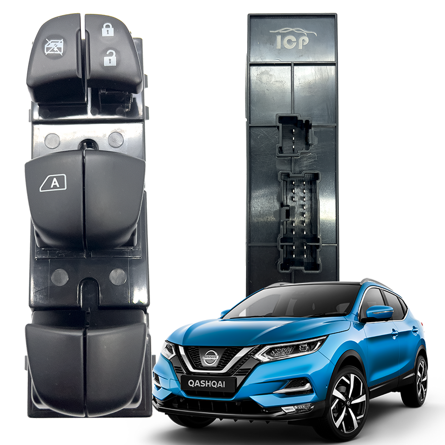 Switch Elevavidrio Principal Nissan Qashqai 2015 - 2022