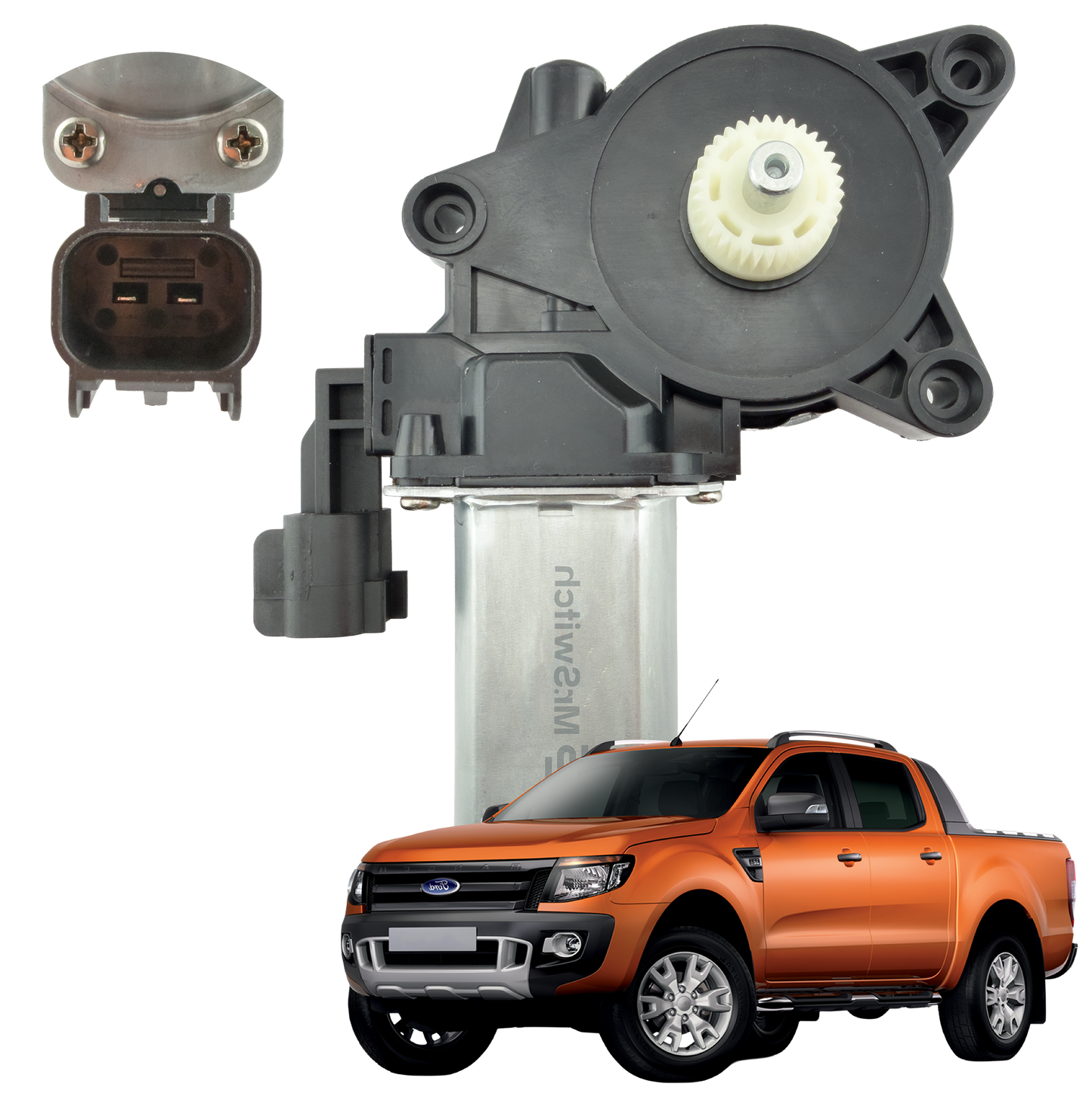 Motor Elevavidrio Ford Ranger 2012-2016 Trasero Izquierdo