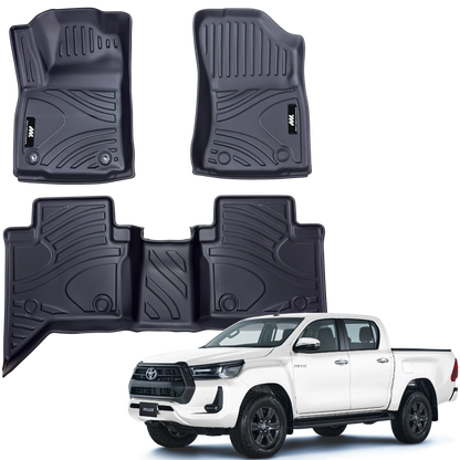 Tapetes Termoformados Matdefender Hilux Revo 2017-2026