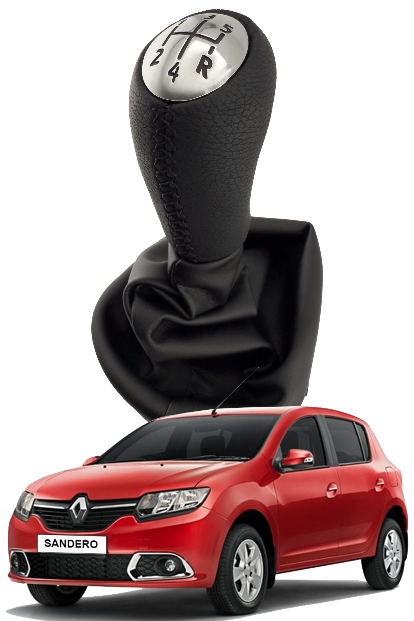 Pera, Base y Forro Renault Sandero 2017 - 2027 Cromada