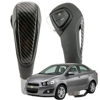 Pomo Pera Automatica Chevrolet Sonic 2012-2018 Carbono