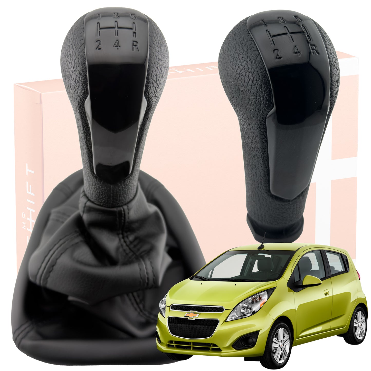Pomo Pera Con Base MR SHHIFT Chevrolet Spark GT Negra