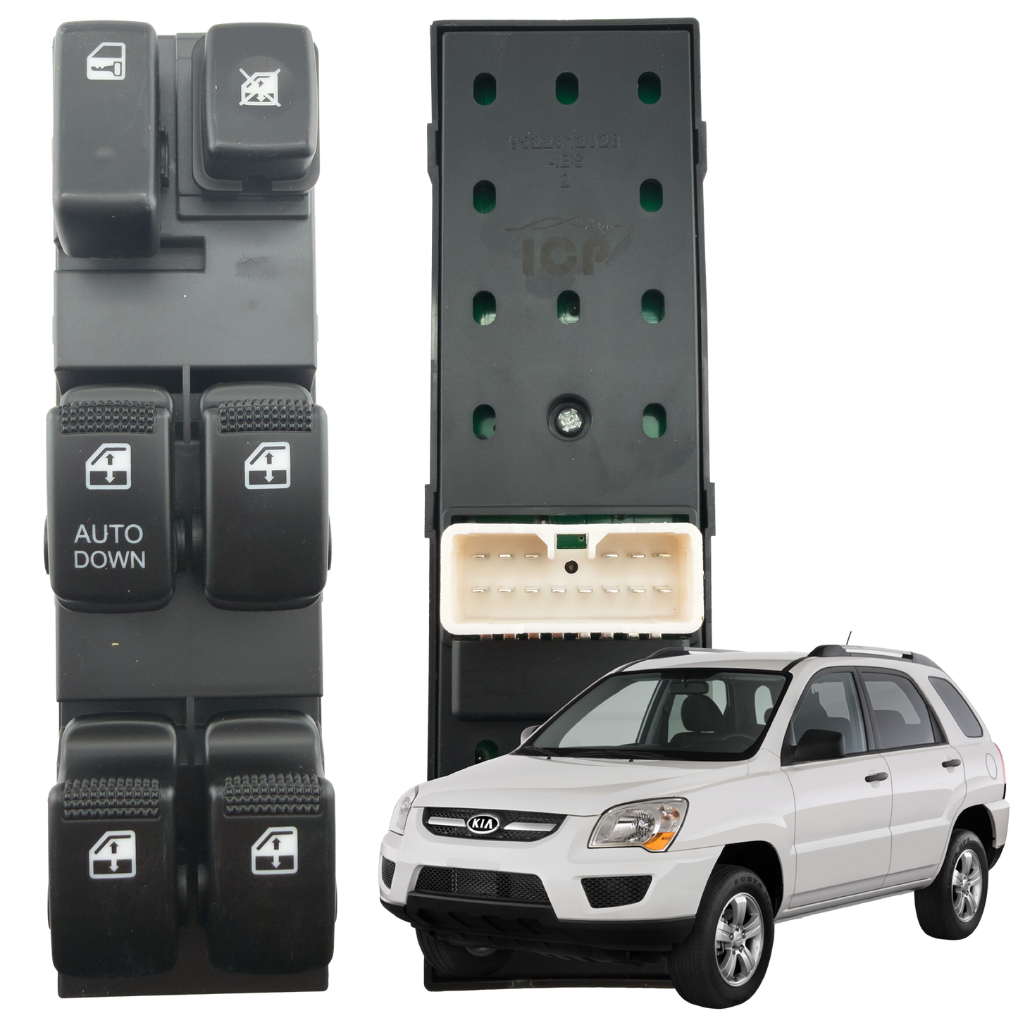 Switch Elevavidrio Principal Para Sportage Fq 2005 - 2016