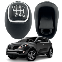 Pomo O Pera  Sportage Revolution Forrado En Cuero Import