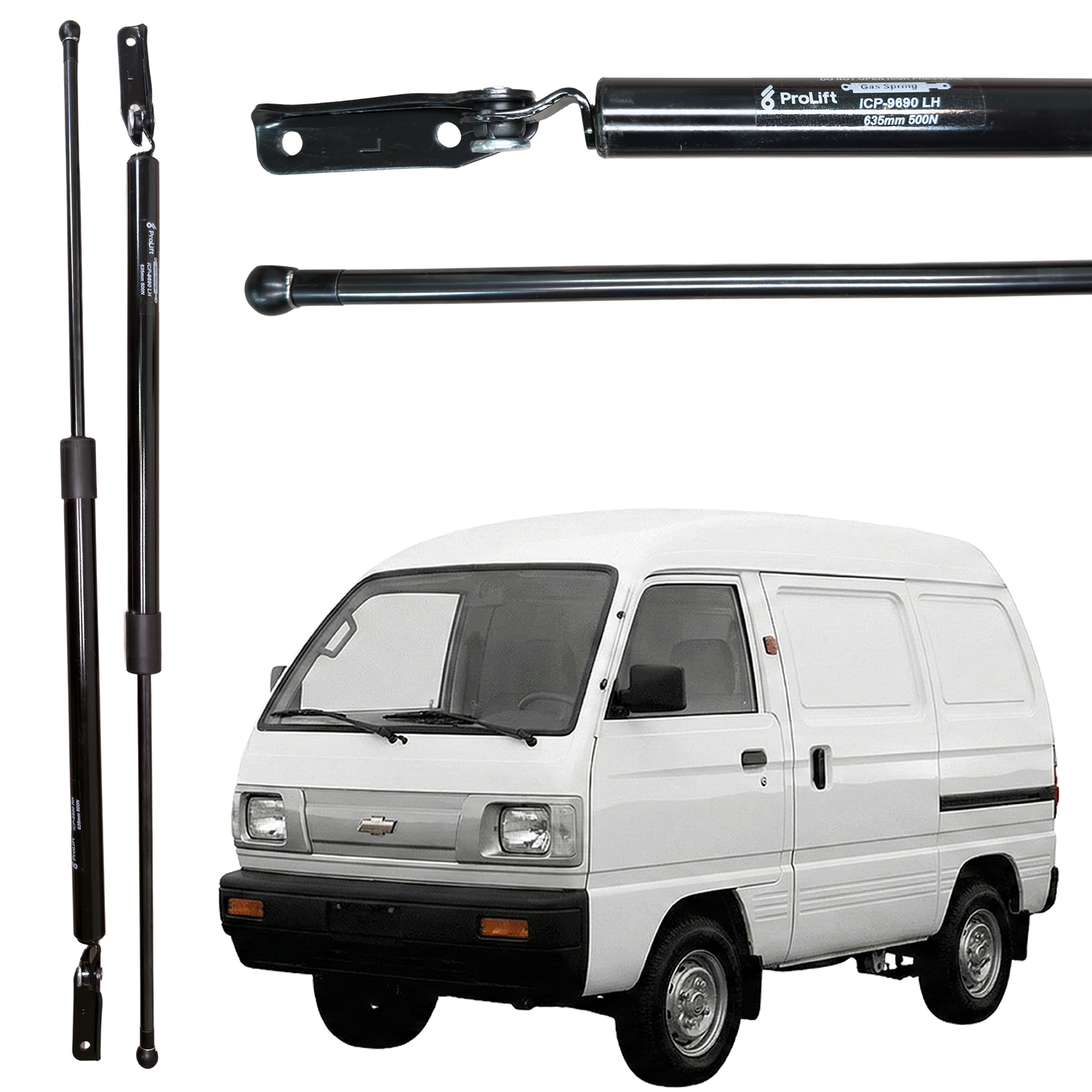 Kit Amortiguadores Compuerta Chevrolet Super Carry