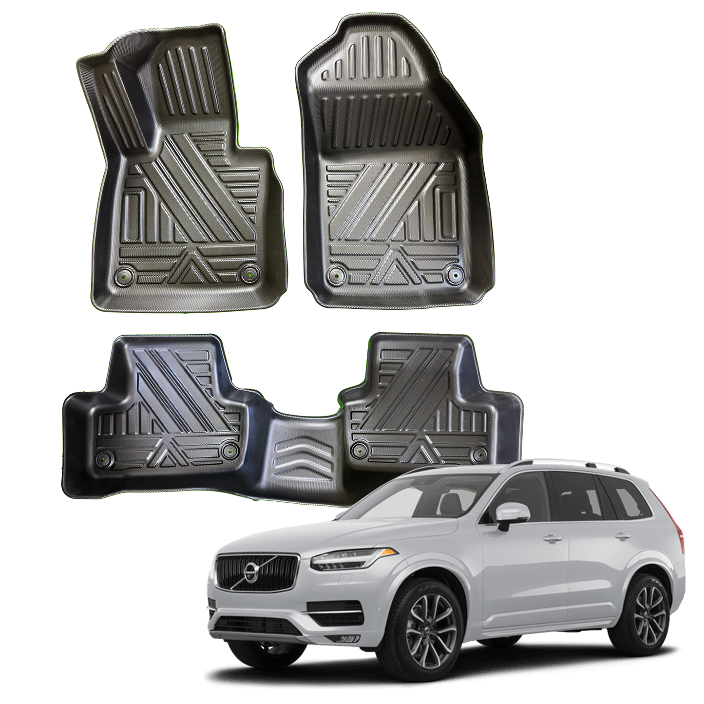 Juego tapetes termoformados Volvo XC60 2018 - 2025