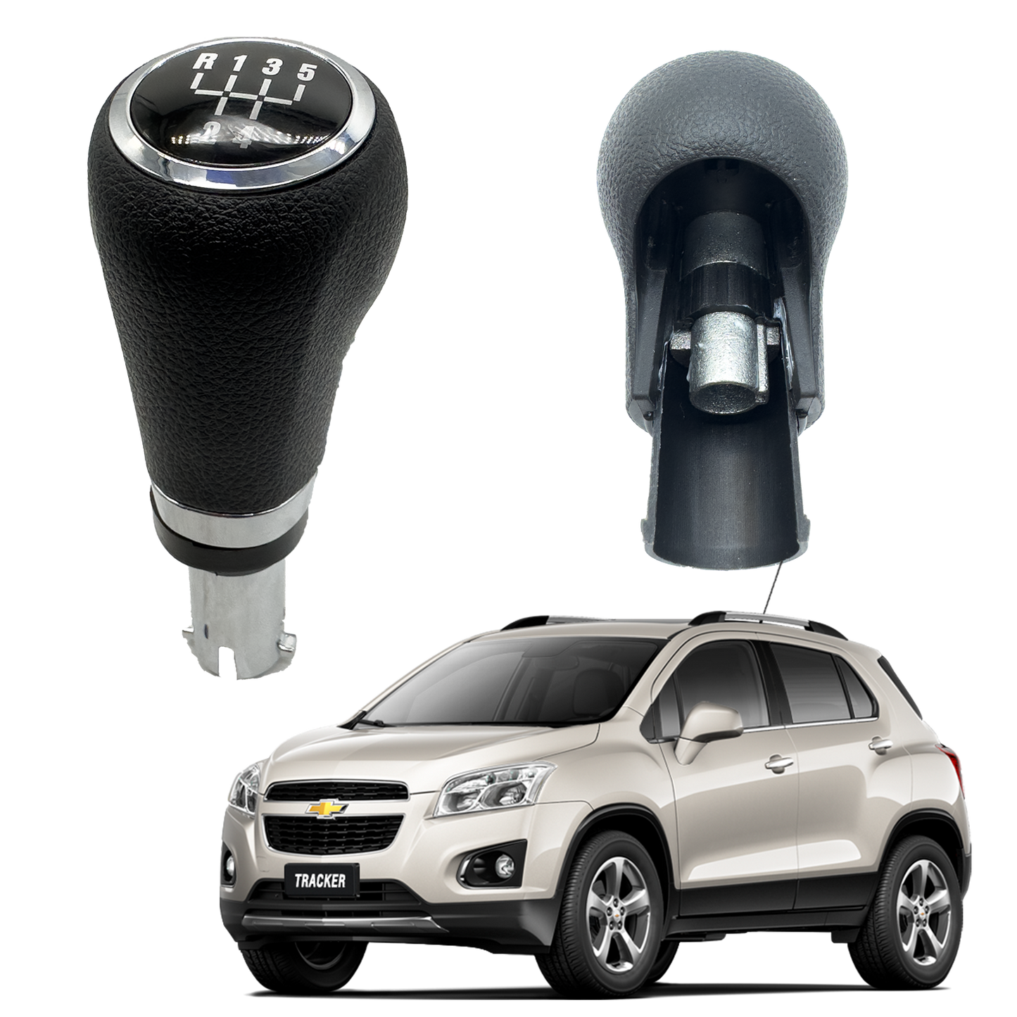 Pera Pomo Metalica Chevrolet tracker 2013 - 2016