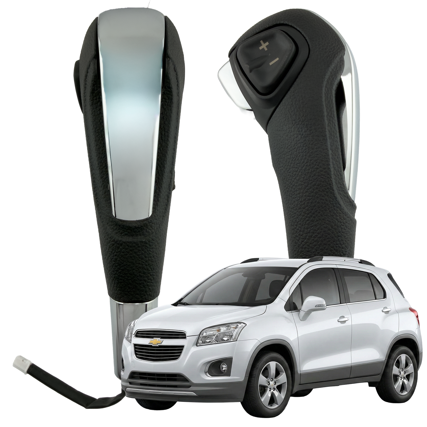 Pomo Pera Automática Chevrolet Tracker 2013-2016 Cromada