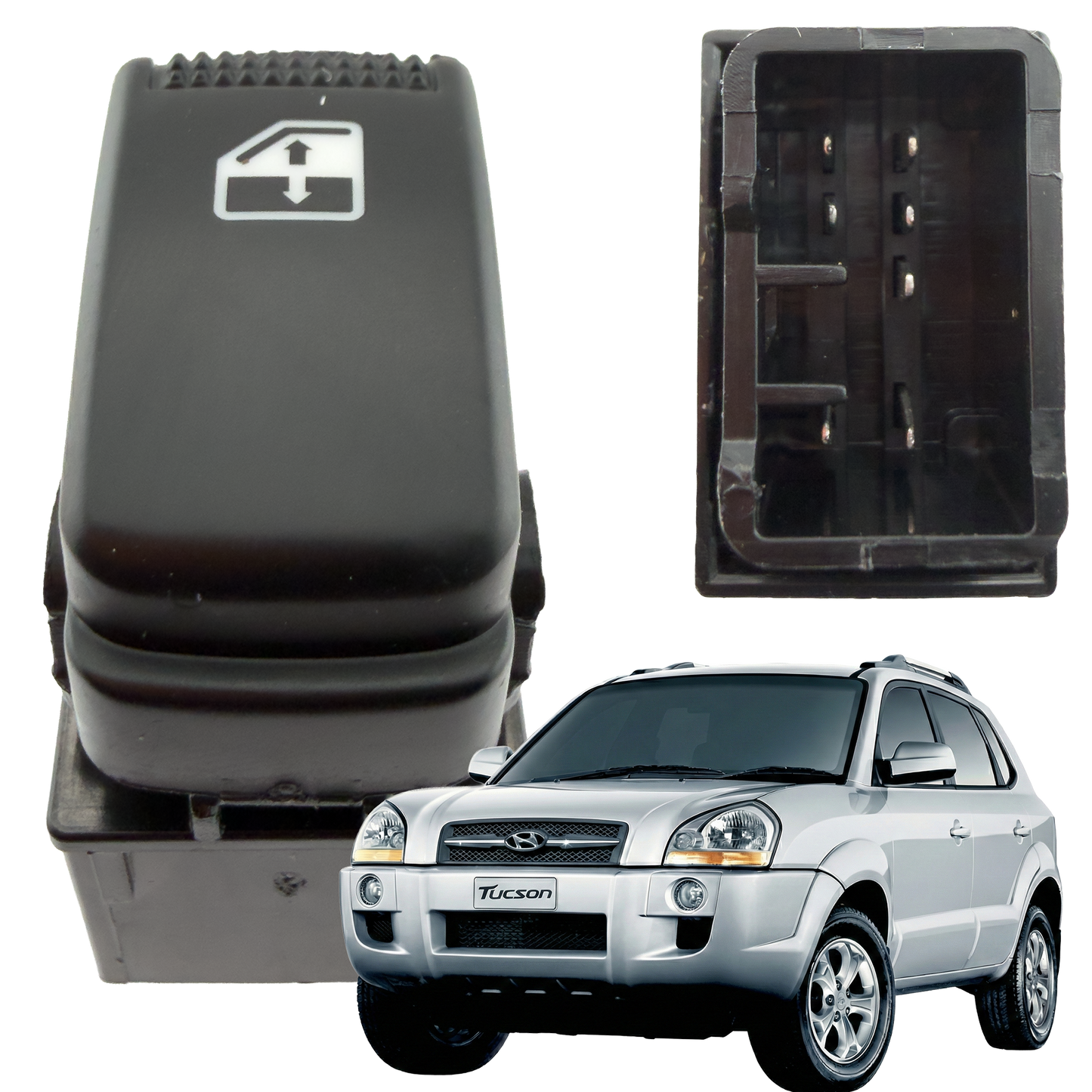 Switch Elevavidrio Sencillo Mr. Switch Hy Tucson 2005-2010