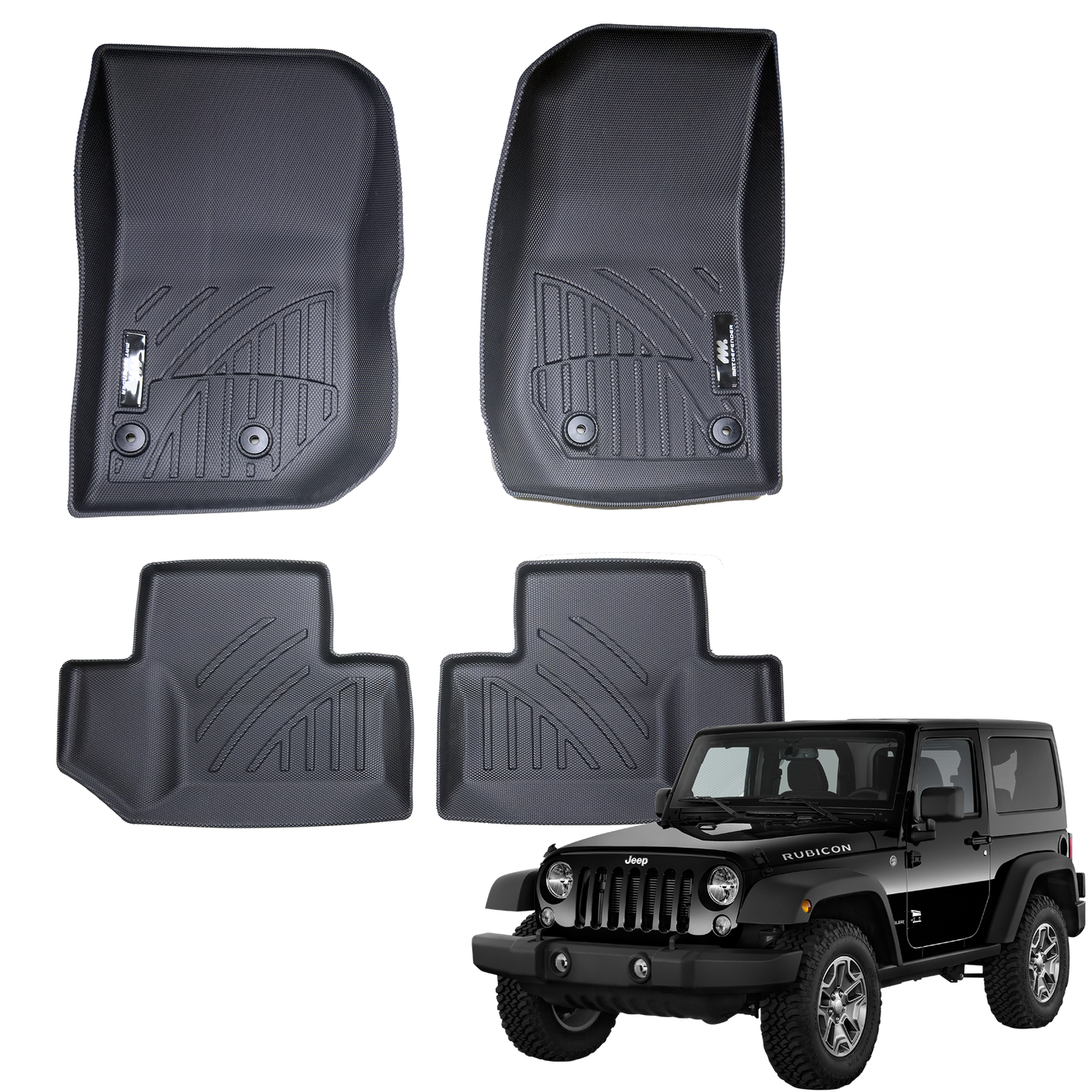 Tapetes Termoformados Jeep Wrangler JK 2 puertas 2011-2018