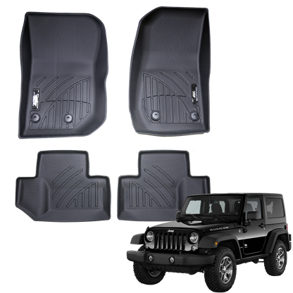 Tapetes Termoformados Jeep Wrangler JK 2 puertas 2011-2018