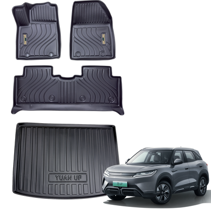 Tapetes y baul Termoformados Matdefender BYD Yuan Up