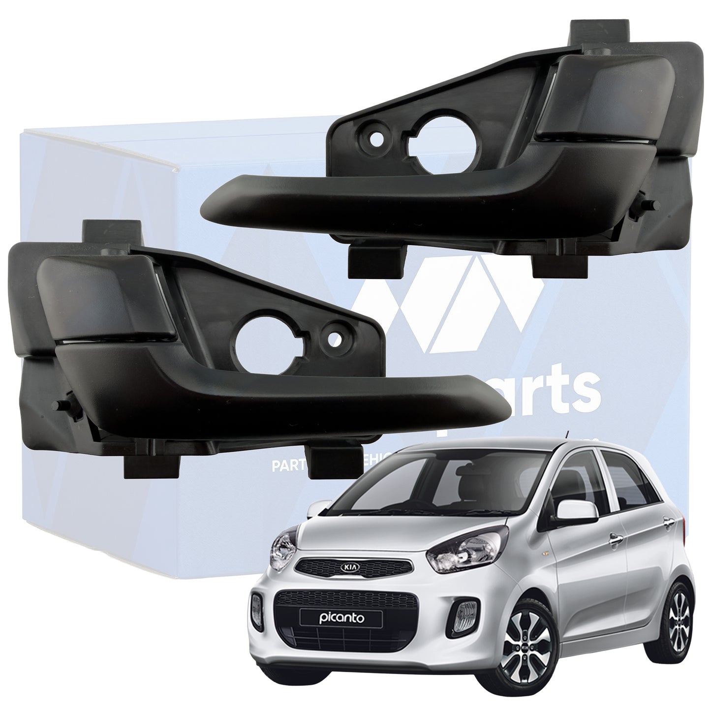 Kit Manijas Interiores Delanteras Kia Picanto Ion 2011-2017