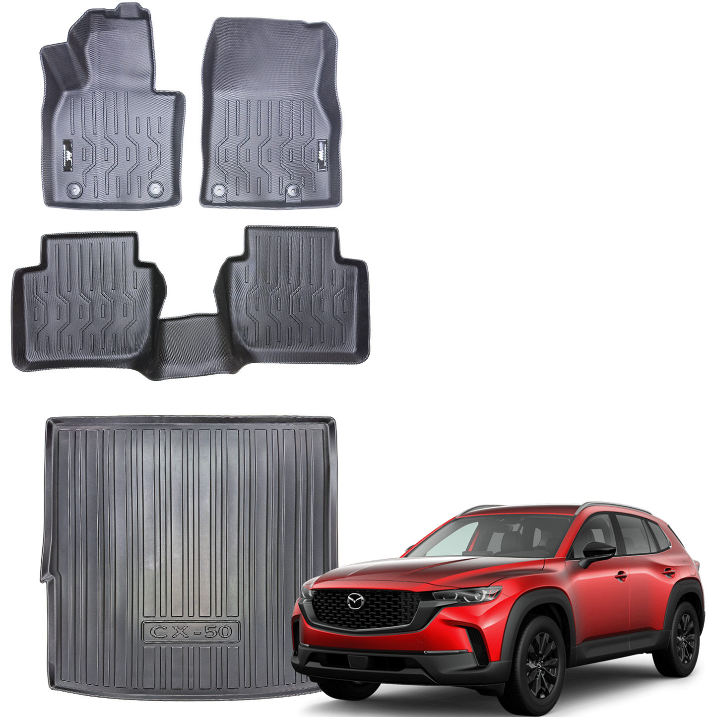 Tapetes y Baul Termoformados MatDefender Mazda CX50