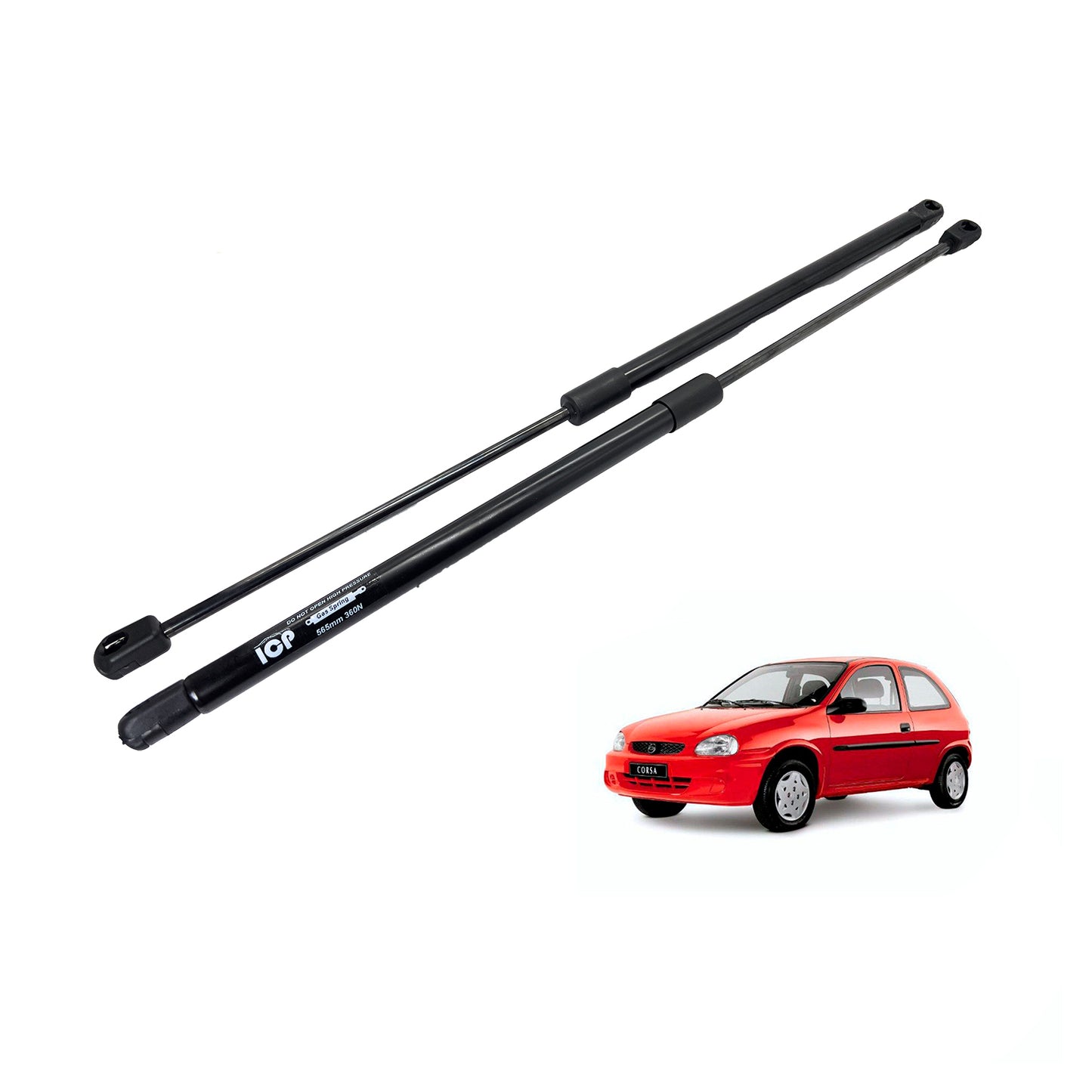 Juego Amortiguadores Compuerta Chevrolet Corsa