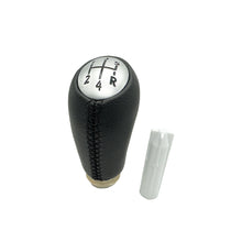 Pomo Pera  Logan / Sandero / Duster Forrada Plata Cuero