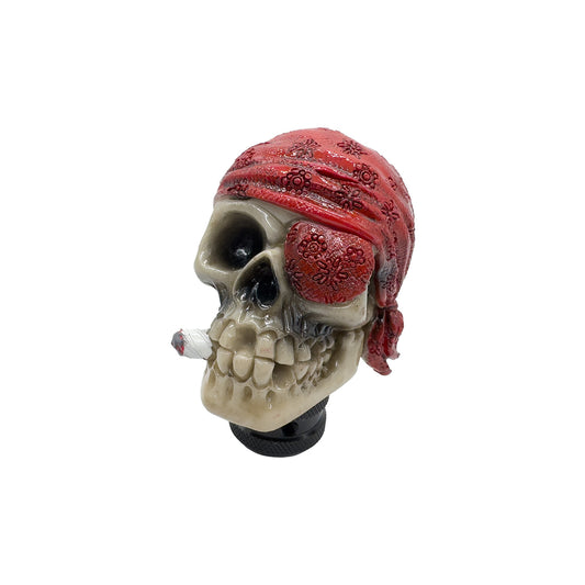 Pomo o Pera Tipo Calavera Pirata Importada