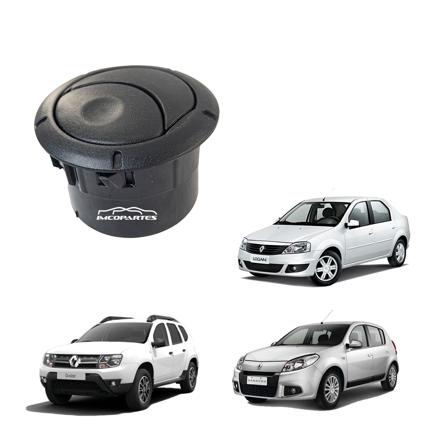 Rejilla ventilzacion para renault Duster 2013 - 2016 negra